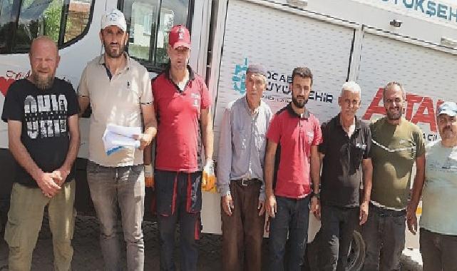 Selden tarlaları zarar gören çiftçilere destek