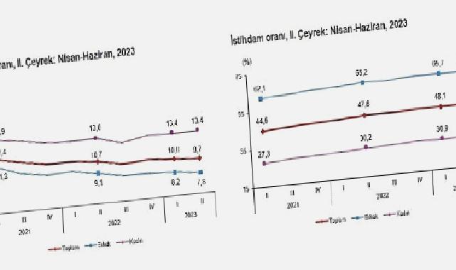 TÜİK: İşgücü İstatistikleri, II. Çeyrek: Nisan – Haziran, 2023