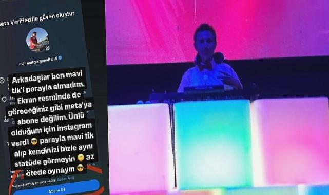 Ünlü DJ Mahmut Görgen’den Instagram Mavi Tik Tartışması