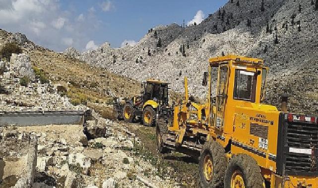 Antalya Büyükşehirden Akseki’nin yayla yollarına bakım