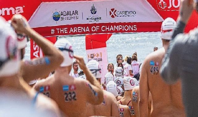 Aroma’nın resmi su sponsoru olduğu Aquamasters’ta 2500 yüzücü Heybeliada’da kulaç attı