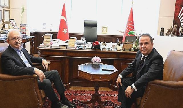 Başkan Böcek CHP Genel Başkanı Kılıçdaroğlu’nu ziyaret etti