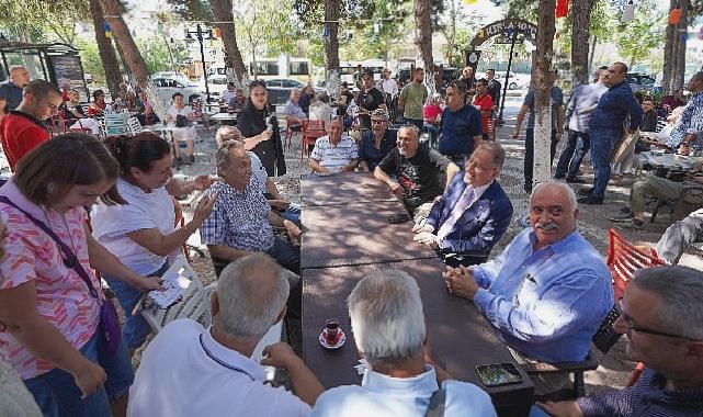 Başkan Çalık Emekliler Lokali’ni ziyaret etti