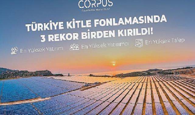 Corpus Enerji’den Üç Farklı Kitle Fonlama Rekoru