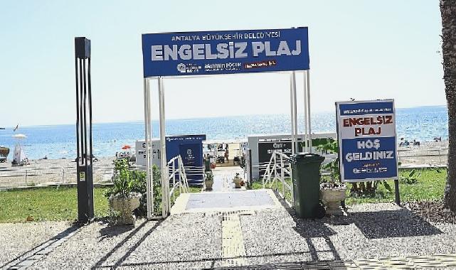 Engelsiz Plaj turistlerin de gözdesi