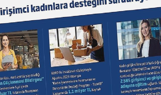 İş Bankası’nın Girişimci Kadınlara Desteği Sürüyor