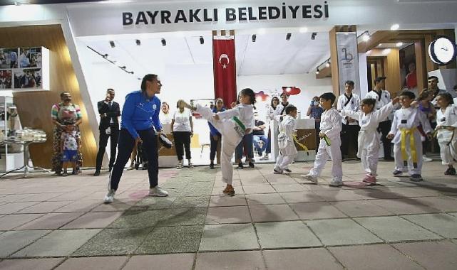 İzmir Fuarı’nda Bayraklı Belediyesi fark yarattı