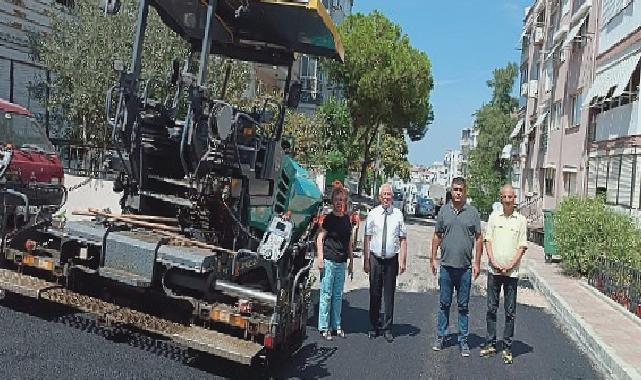 Karabağlar’da asfalt çalışmaları hız kesmedi