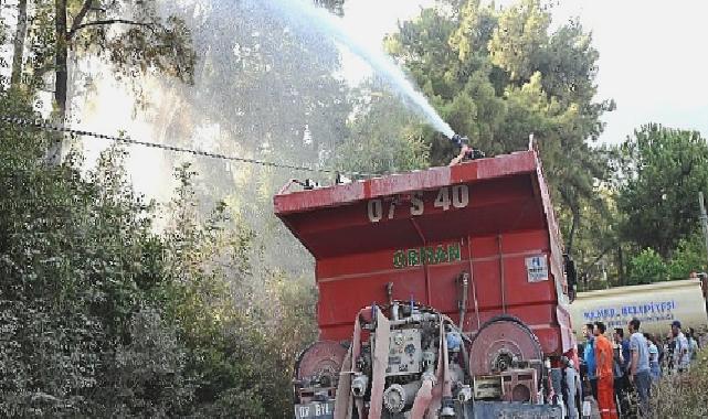 Kemer’de çıkan orman yangını korkuttu