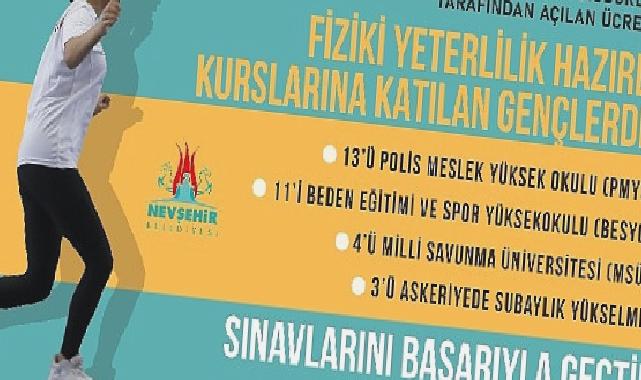 Nevşehir Belediyesi ile sınavlara hazırlanan gençlerden büyük başarı