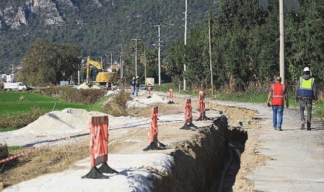 Ören’de Alt Yapı Çalışmaları Devam Ediyor