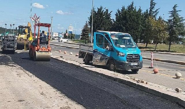 Şehir Hastanesine Durak Cebi Umuttepe Acil Girişine Asfalt