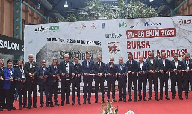 7. Bursa Blok Mermer Fuarı Kapılarını Açtı