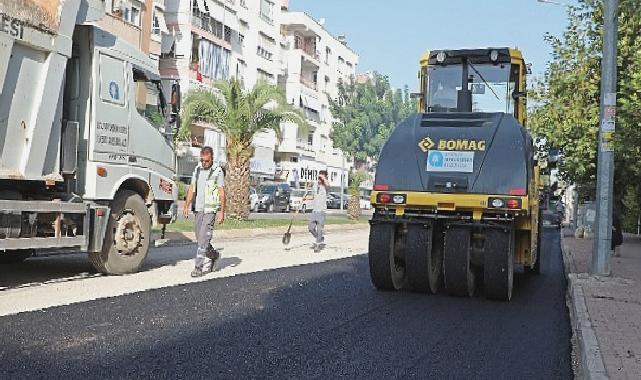 Antalya Büyükşehir yolları yenilemeye devam ediyor 