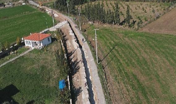 Büyükşehir Ören Kanalizasyon Projeinin 18 Bin Metresini Tamamladı