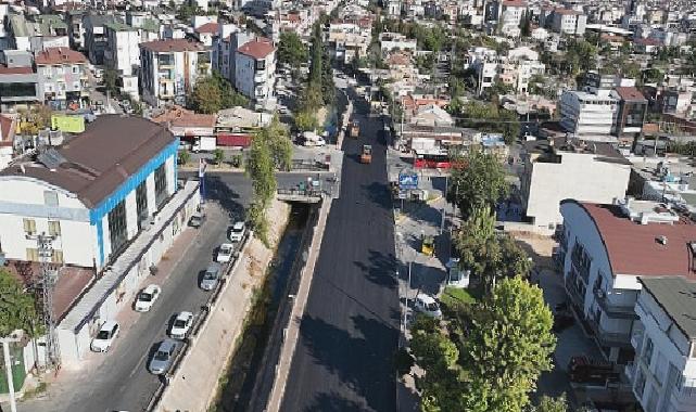 Büyükşehir’den Şelale Caddesi’ne sıcak asfalt çalışması