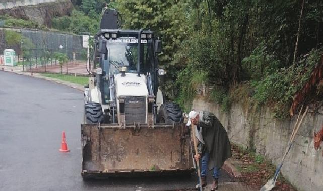 Canik’te Sağanak Yağışa Karşı Yoğun Çalışma