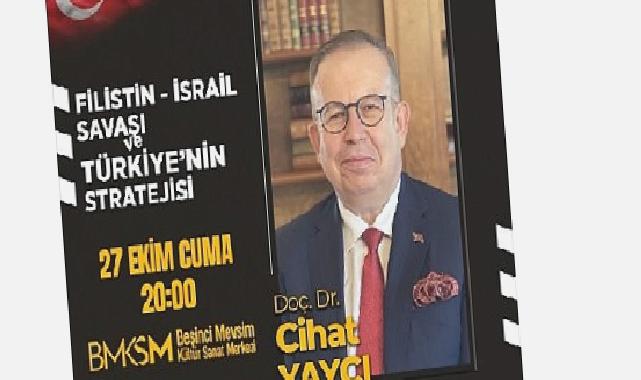 Cihat Yaycı Filistin-İsrail Savaşını İnegöl’de Anlatacak