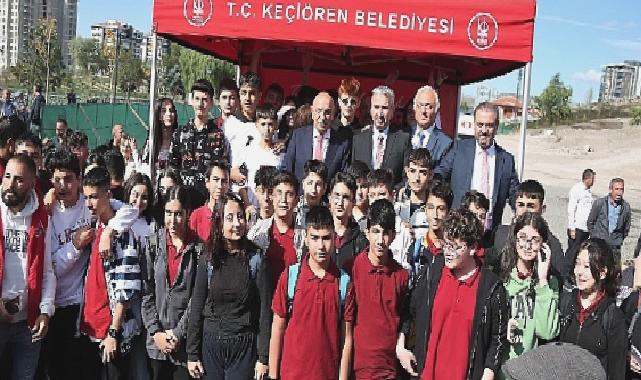 Keçiören’de Lavanta Bahçesi Kapalı Spor Salonu’nun Temeli Atıldı