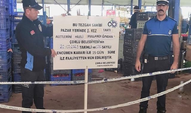 Kurallara Uymayan Pazarcılara Ceza Verildi