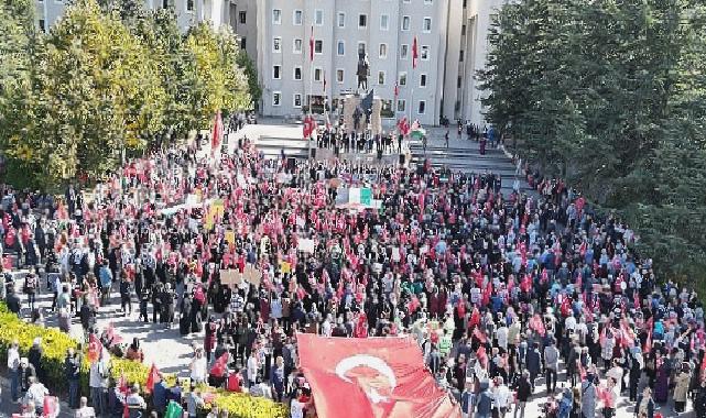 Nevşehir’den Filistin’e destek, İsrail’e öfke