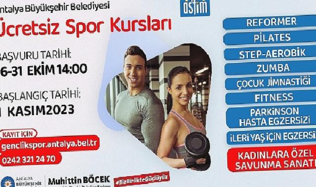 Sağlıklı yaşam için haydi ASFİM spor kurslarına kayıtlar başladı