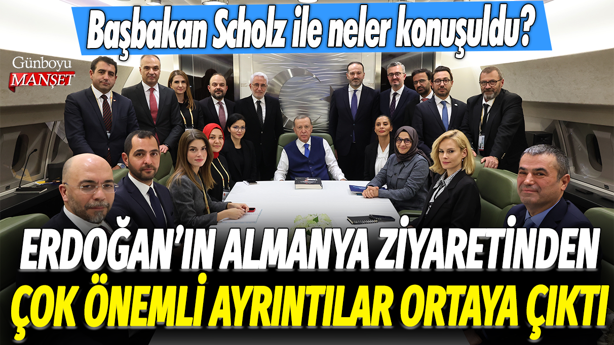 Erdoğan’ın Almanya ziyareti sırasında Başbakan Scholz ile yapılan görüşmeye dair önemli detaylar ortaya çıktı