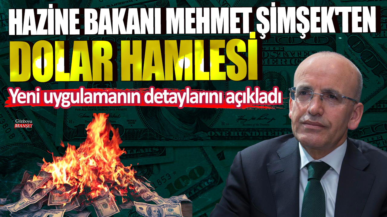 Mehmet Şimşek, Hazine Bakanı olarak dolar ile ilgili yeni uygulamanın detaylarını açıkladı