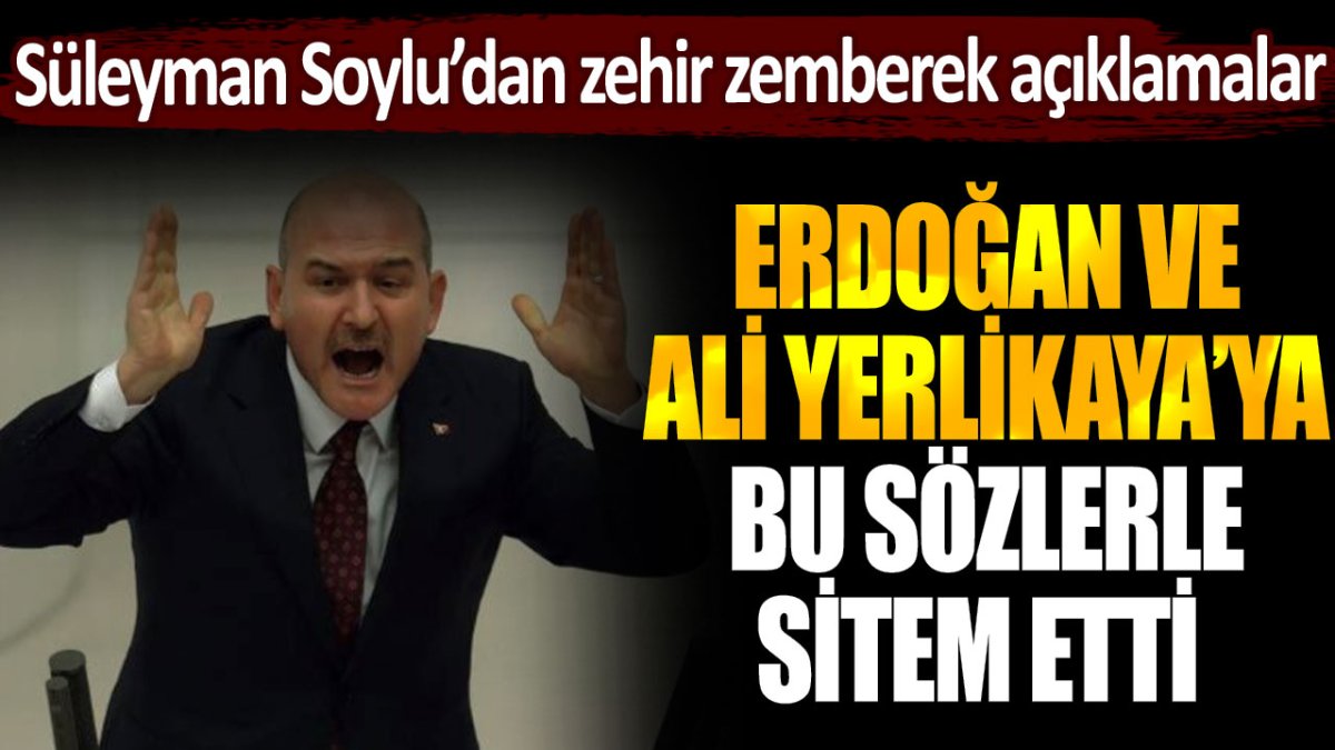 Süleyman Soylu’nun Ali Yerlikaya ve Erdoğan’a sosyal medyada yaptığı sitem dolu paylaşımlarının detayları.