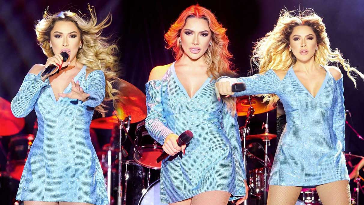 Hadise’nin Almanya konserindeki dans performansı büyük yankı uyandırdı.