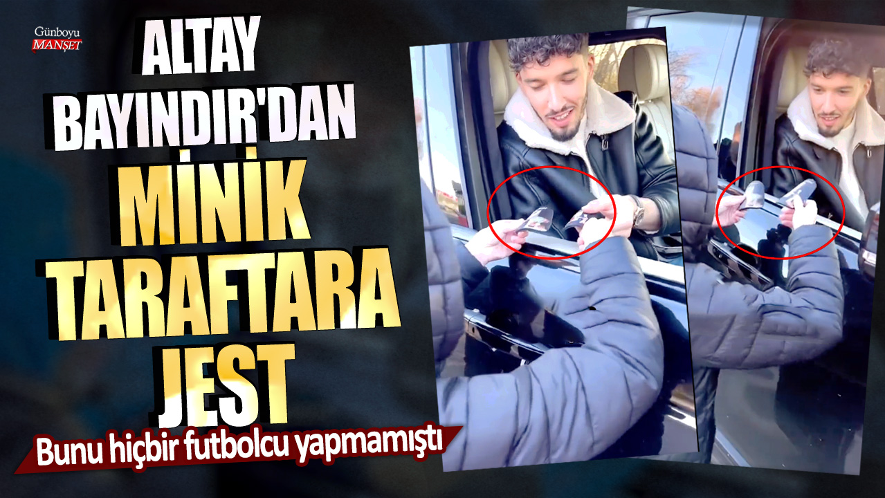 Altay Bayındır’ın minik İngiliz taraftara yaptığı jest hiçbir futbolcu tarafından yapılmamıştı!