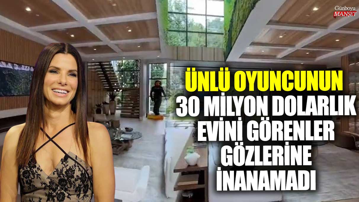 Ünlü oyuncunun 30 milyon dolarlık evine bakanlar inanamadı