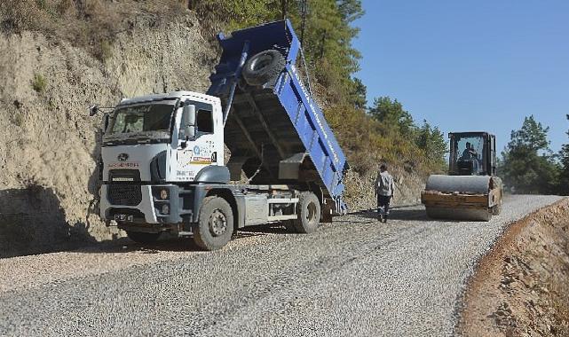 Alanya Katı Atık Tesisi yolu asfaltlandı