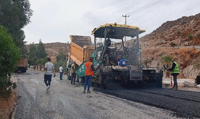 Bodrum’da Sıcak Asfalt Çalışmaları Devam Ediyor