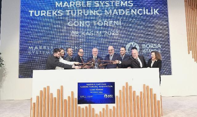 Borsa İstanbul’da Gong Marble Systems Tureks Turunç Madencilik İçin Çaldı