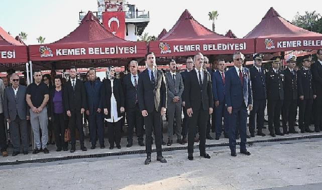 Büyük Önder Kemer’de anıldı