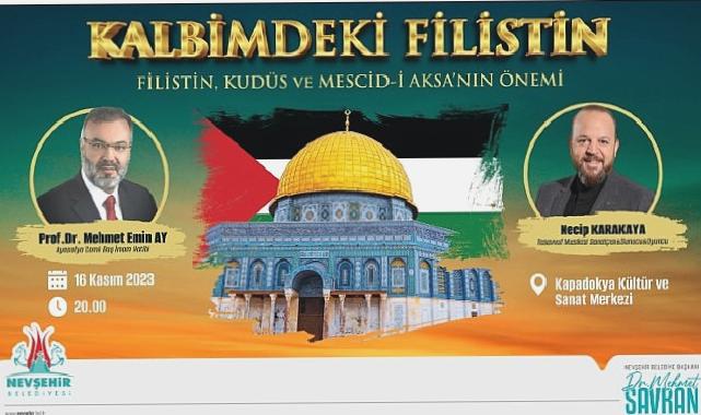 “Filistin, kudüs ve mescid-aksa’nın önemi ” konulu söyleşi bu akşam