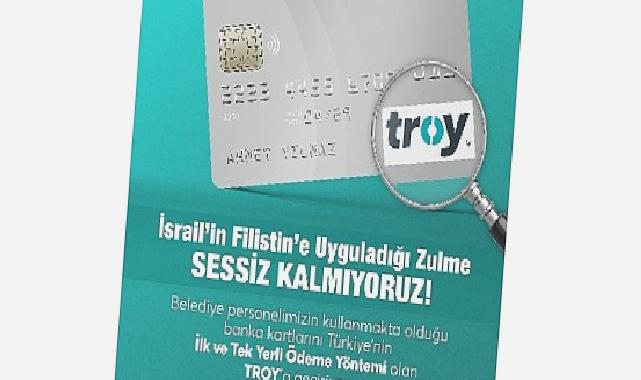 Gölcük belediyesi’nden israil boykot’u: maaş kartları troy’a taşınıyor