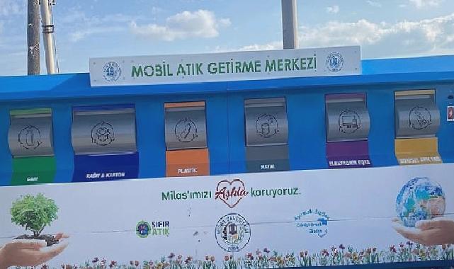 Milas belediyesi, geri dönüşüm çalışmalarını sürdürüyor