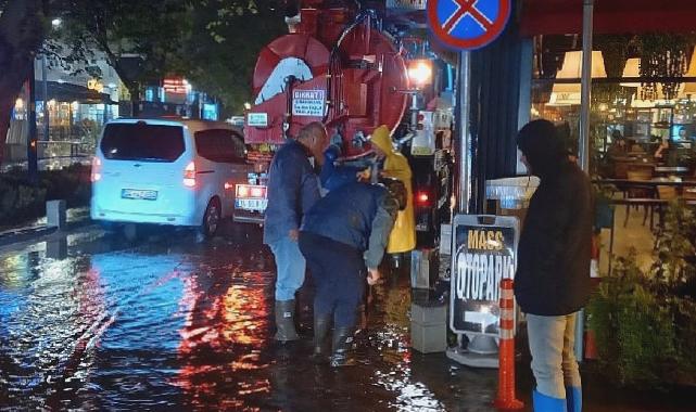 Şiddetli yağışlarda isu’dan yoğun mesai