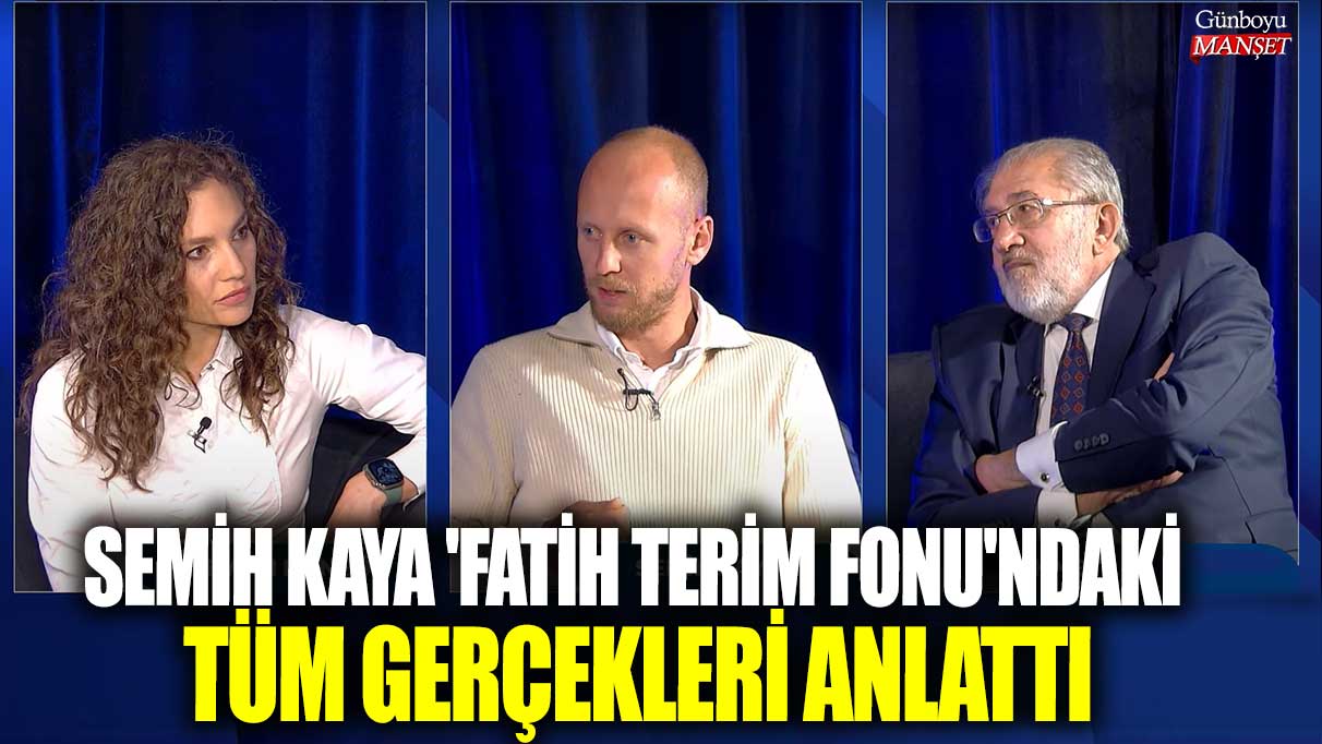 Semih Kaya, Fatih Terim Fonu’ndaki tüm gerçekleri ortaya koydu! Seçil Erzan ne tür bir teklif sundu?