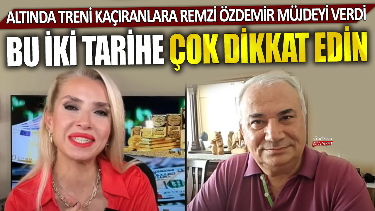 Ünlü ekonomist Remzi Özdemir, treni kaçıranlara müjde verdi: Bu iki tarihi çok dikkatli takip edin