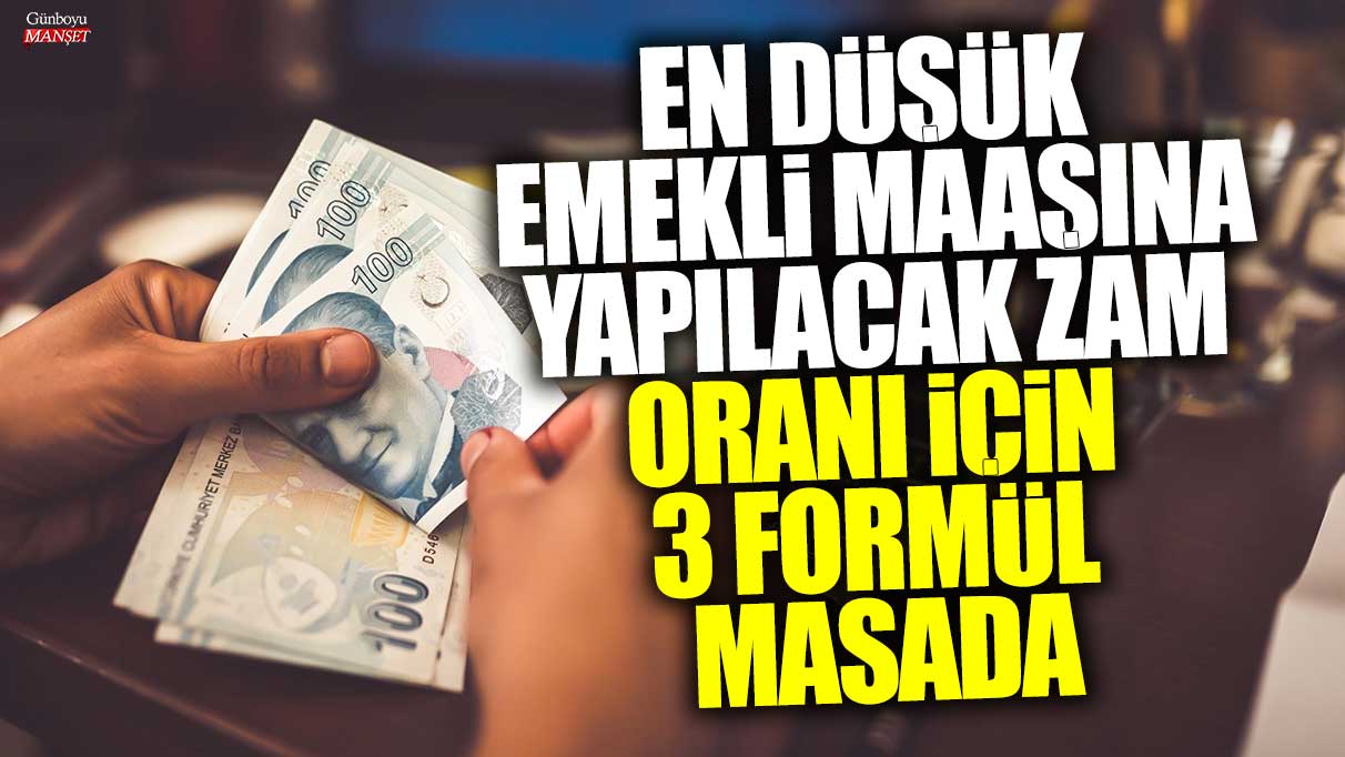 Emekli maaşları için zam oranı belirlenmesi için 3 farklı formül gündemde! SSK, Bağ-Kur ve tüm emekliler bu gelişmeyi takip ediyor.