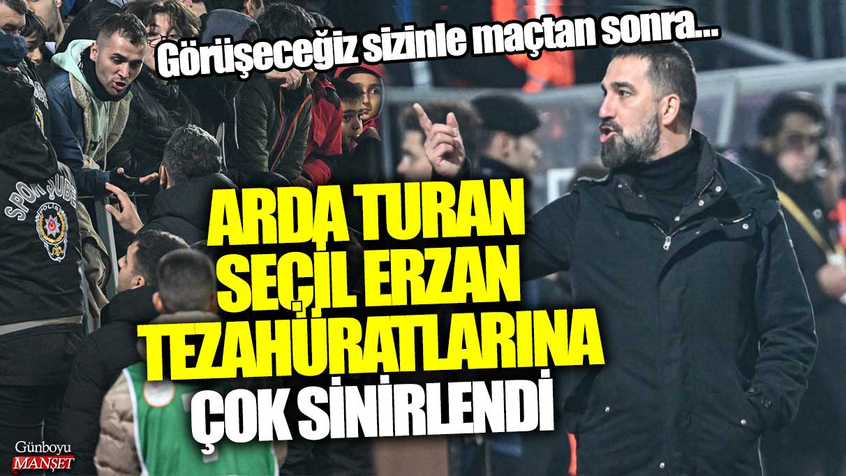 Arda Turan, Seçil Erzan’ın tezahüratlarına öfkeli: Maçtan sonra konuşacağız!