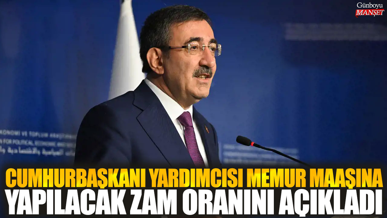 Cumhurbaşkanı Yardımcısı, memur maaşlarına yapılacak zam oranını duyurdu.