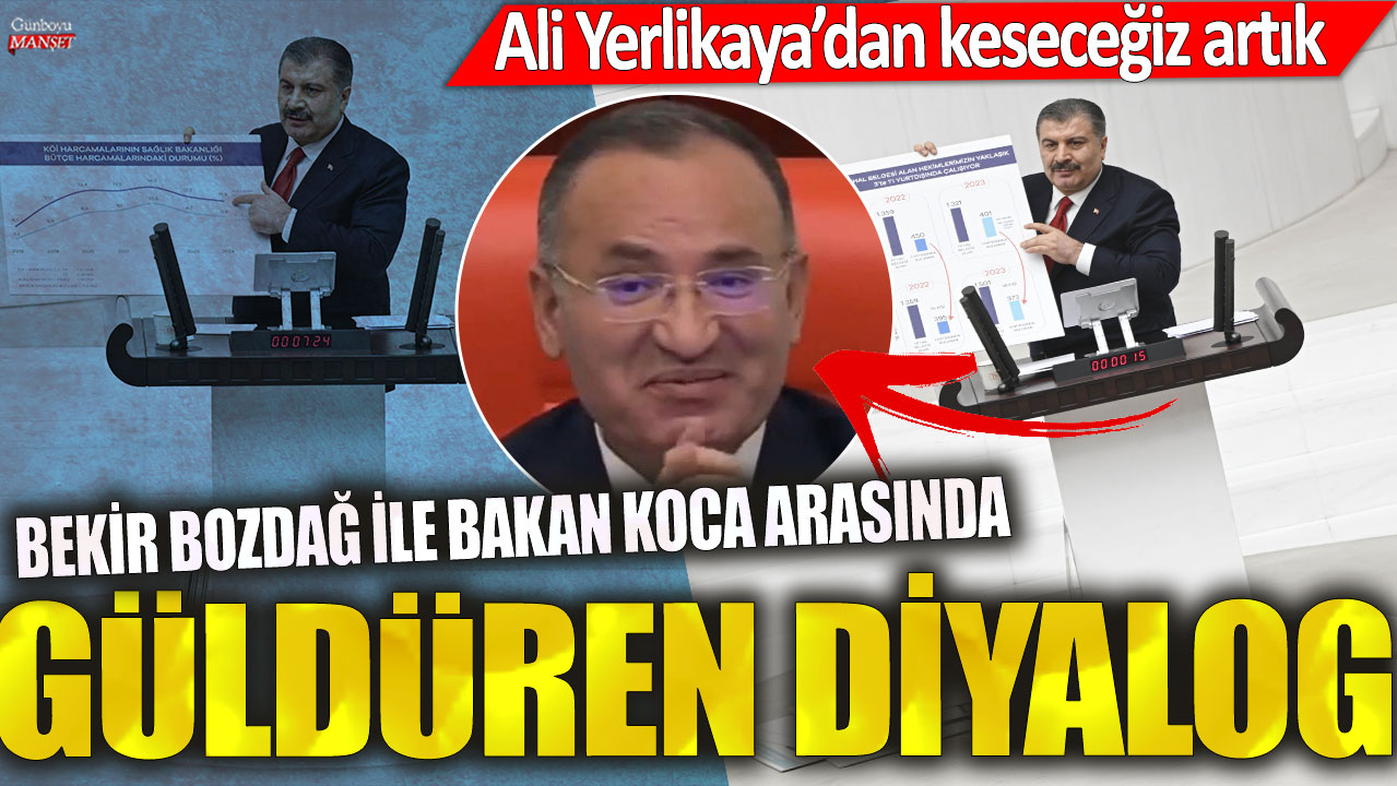 Bakan Koca’nın İçişleri Bakanı Bekir Bozdağ ile Komik Diyalogu: “Artık Kesmeyeceğiz!”