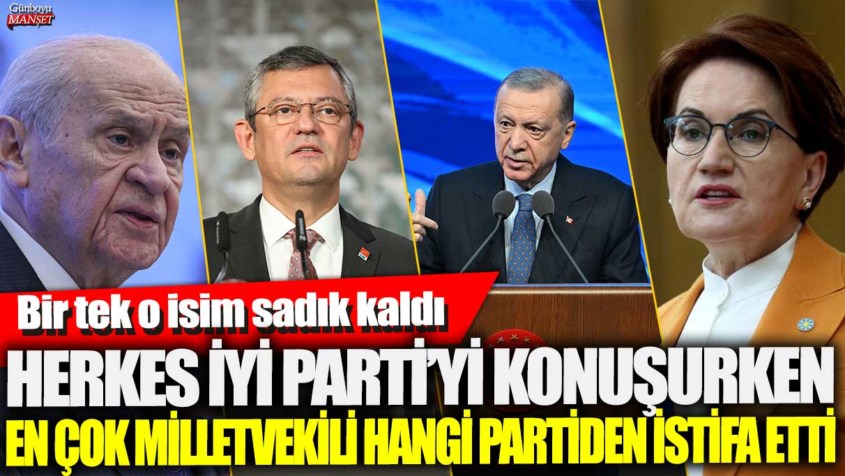 Hangİ PartInin MilletvekİLİ İYİ Partİ’ye İstİfa Ettİ?