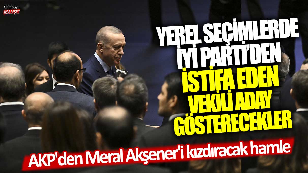 AKP, Meral Akşener’i kızdıracak adımı atıyor: Yerel seçimlerde İYİ Parti’den istifa eden vekili aday gösterecek