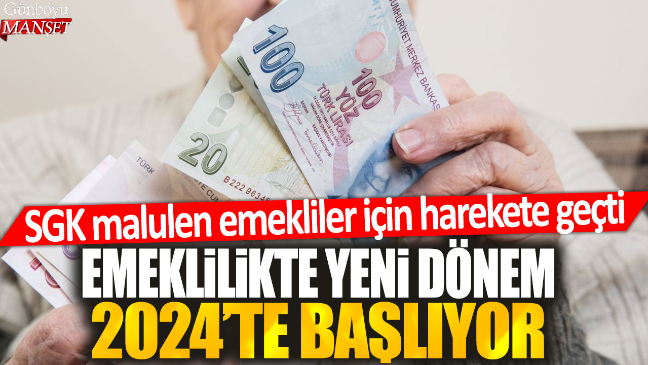 SGK, 2024’te emeklilikte yeni dönem başlatıyor ve malelere yönelik adımlarını hızlandırıyor.