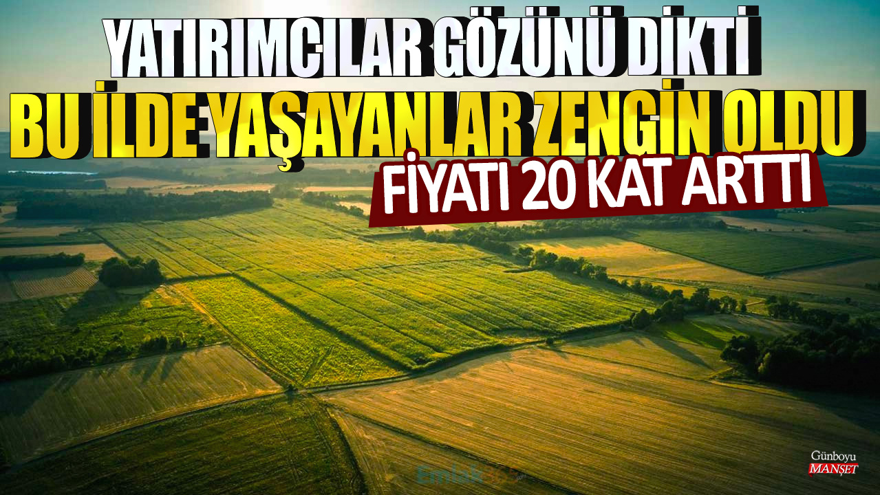 Fiyatlar 20 kat arttı, yatırımcılar ilgi gösteriyor ve yerli halk zenginleşiyor.